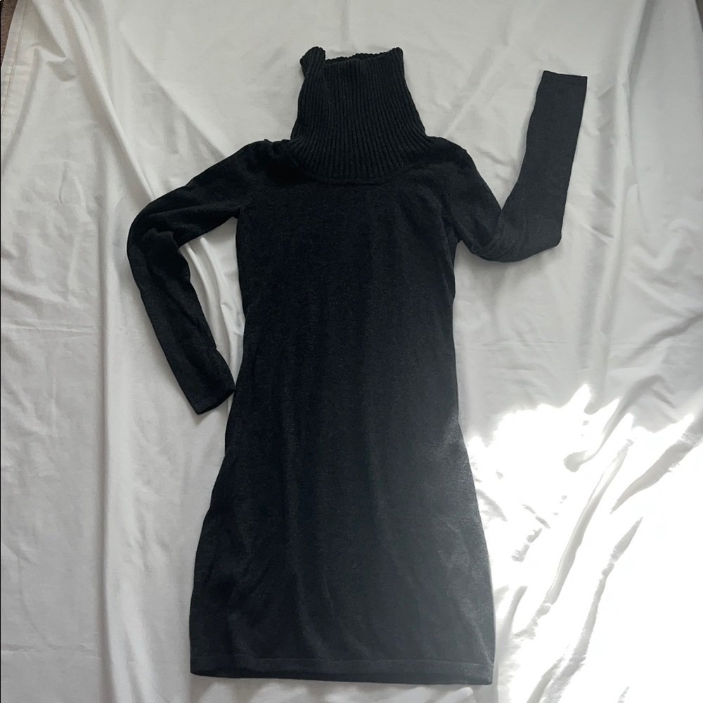 Athleta Charcoal Ribbed Sweater